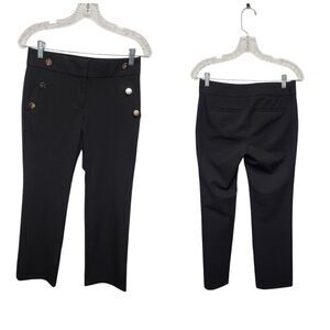 Ann Taylor Loft Marisa Women's Size 00P Black Petite Dress Pants